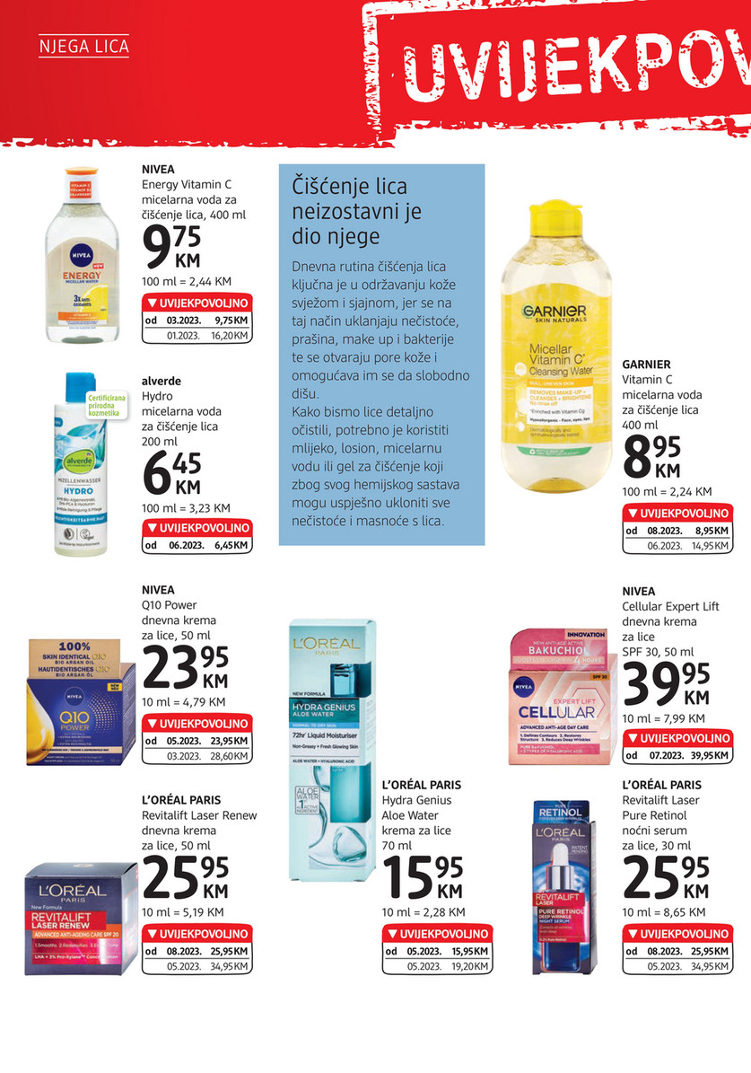dmBA - dmBiH KATALOG 30.08.-12.09.2023. - Hydra Genius krema za lice Aloe  Water za suhu i osjetljivu kou